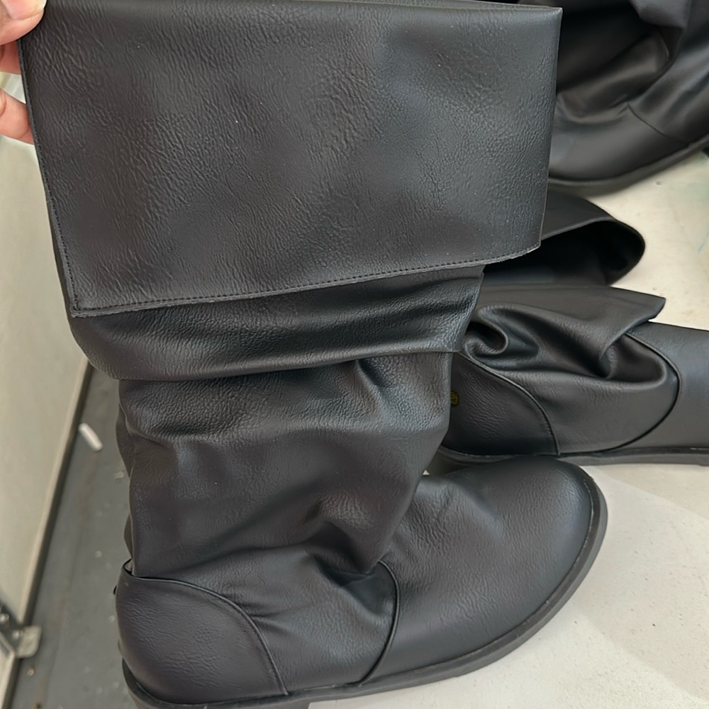 Men's Hood Boots Knee High Renaissance Knight Warrior Shoes Cosplay Riding Boots
